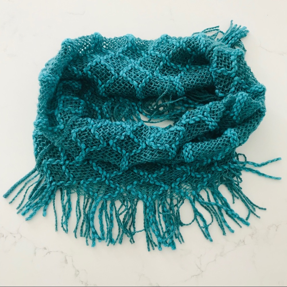 Turquoise Mini Scarf - Picture 2 of 4